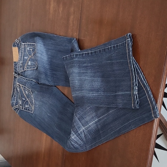 Amethyst Jeans distressed wide leg mid rise - Picture 17 of 17